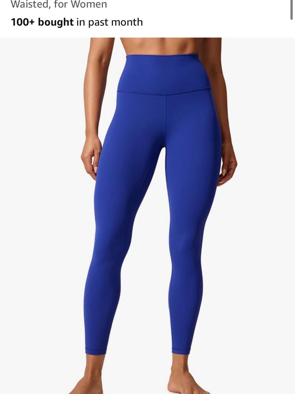 CRZ Yoga High-Waist Royal Blue Women's Leggings